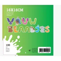 Vouwblaadjes 16x16 cm 100 stuks